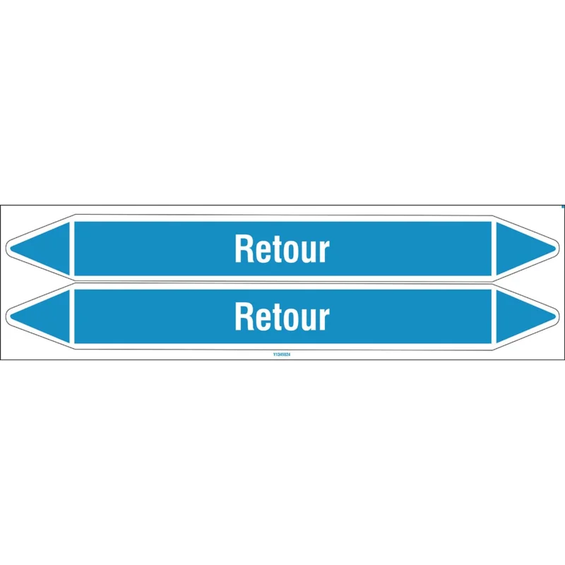 Aanbieding Leidingmarkering rol - RETOUR450X52CARD-T1-P8