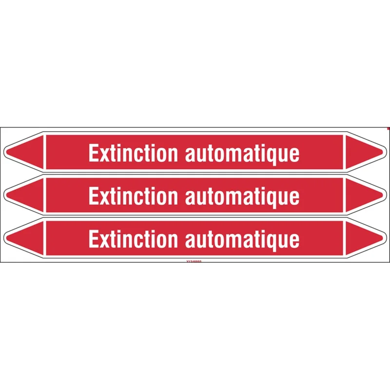Premium Leidingmarkering rol - EXTINC.AUTOM.355X37CARD-T1-P4