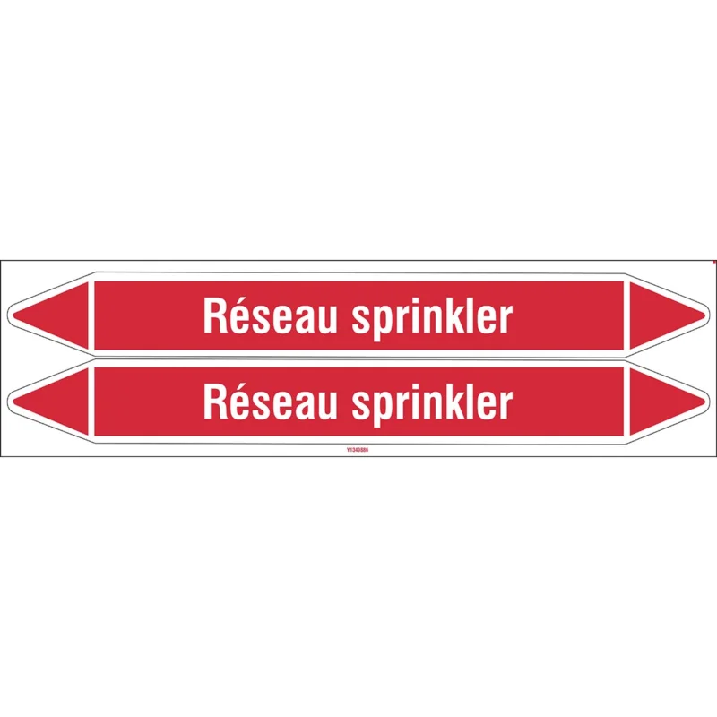 Tijdelijk Beschikbaar Leidingmarkering rol - RÉSEAUSPRIN.450X52CARD-T1-P4