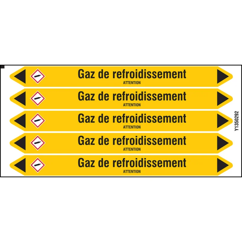 Bestel Nu Leidingmarkering rol - G.DEREFROID.150X12CARD-T1-P2