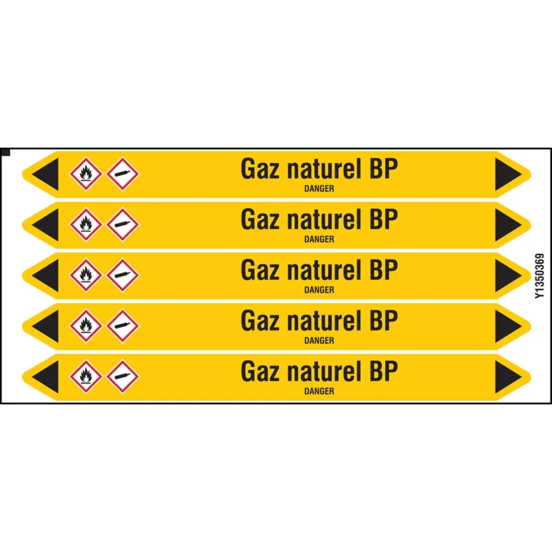 Beperkte Voorraad Leidingmarkering rol - G.NATURELBP150X12CARD-T1-P2