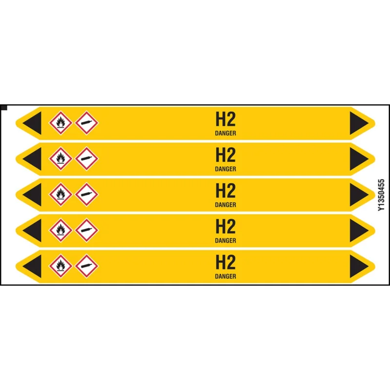 Rechtstreeks Van De Fabrikant Leidingmarkering rol - H2 150X12CARD-T1-P2