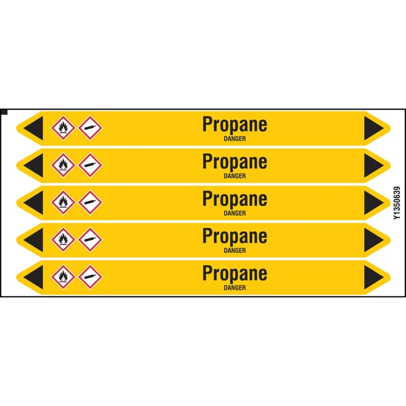 Betaalbaar Leidingmarkering rol - PROPANE150X12CARD-T1-P2