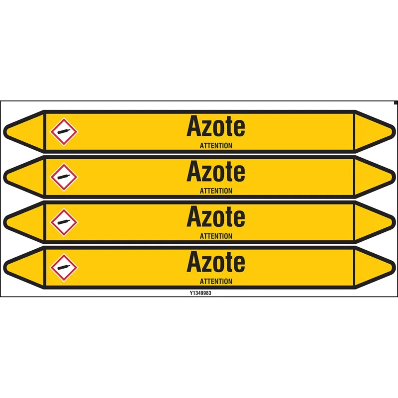 Snelle Levering Leidingmarkering rol - AZOTE250X26CARD-T1-P2