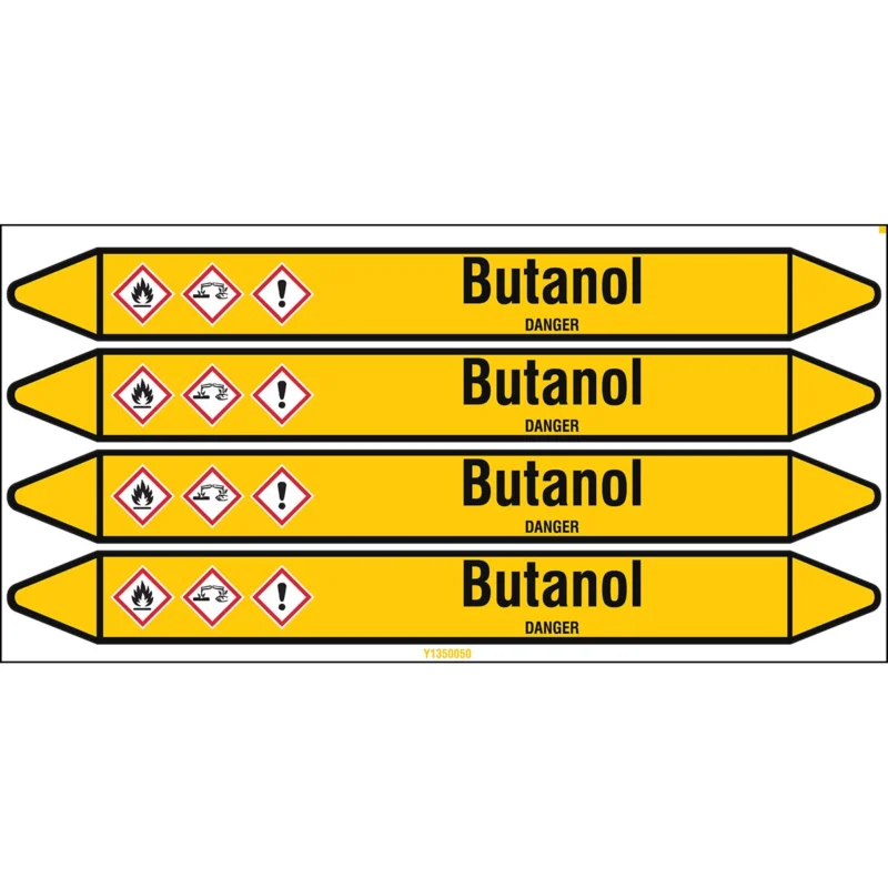 Superprijs Leidingmarkering rol - BUTANOL250X26CARD-T1-P18
