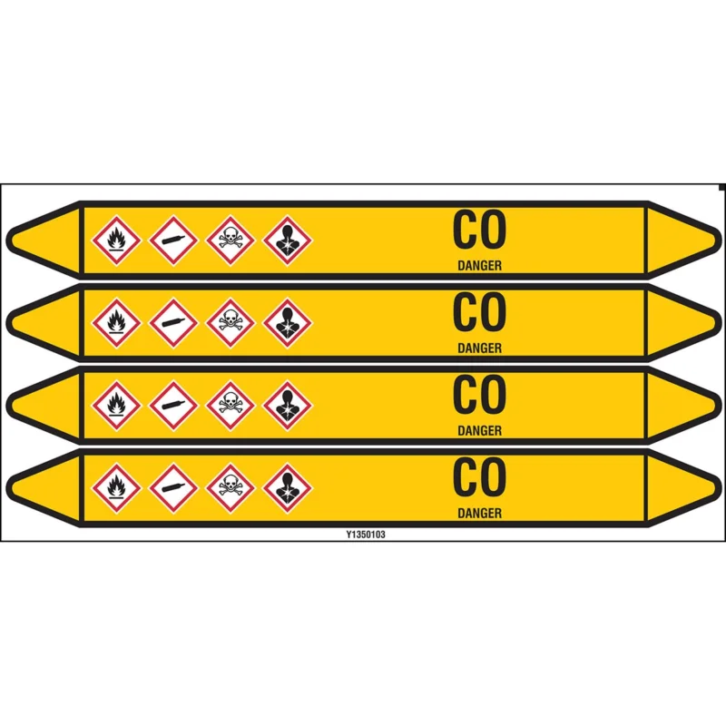 Premium Leidingmarkering rol - CO250X26CARD-T1-P2