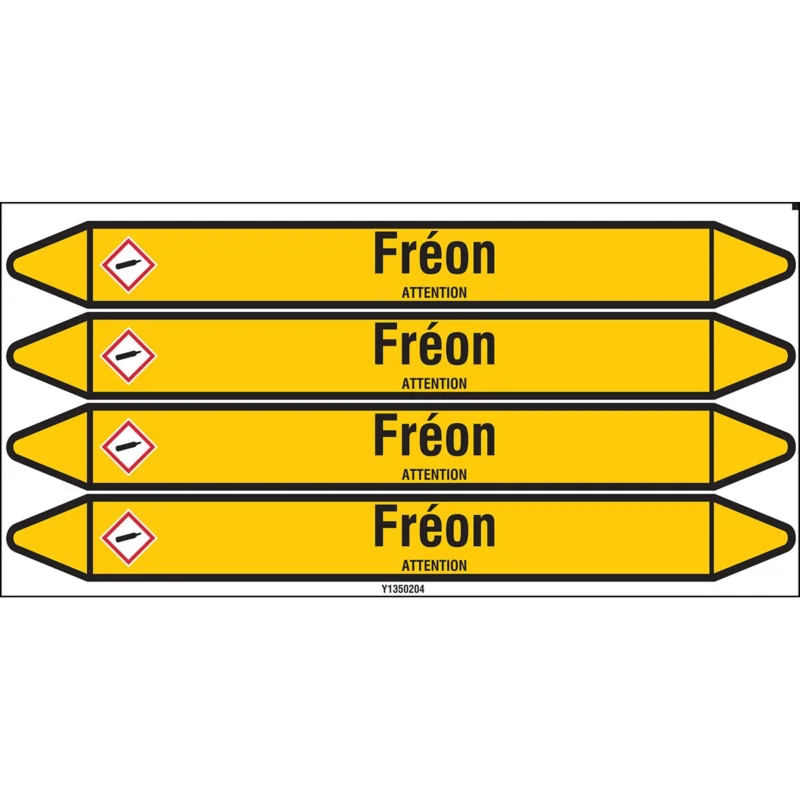 Actieprijs Leidingmarkering rol - FRÉON250X26CARD-T1-P2