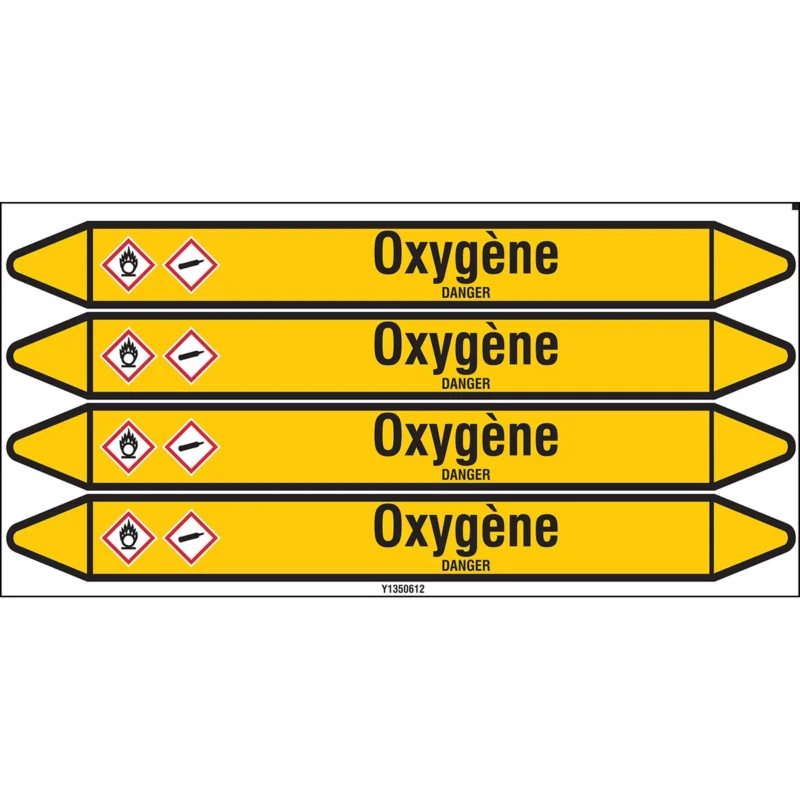 Rechtstreeks Van De Fabrikant Leidingmarkering rol - OXYGÈNE250X26CARD-T1-P2