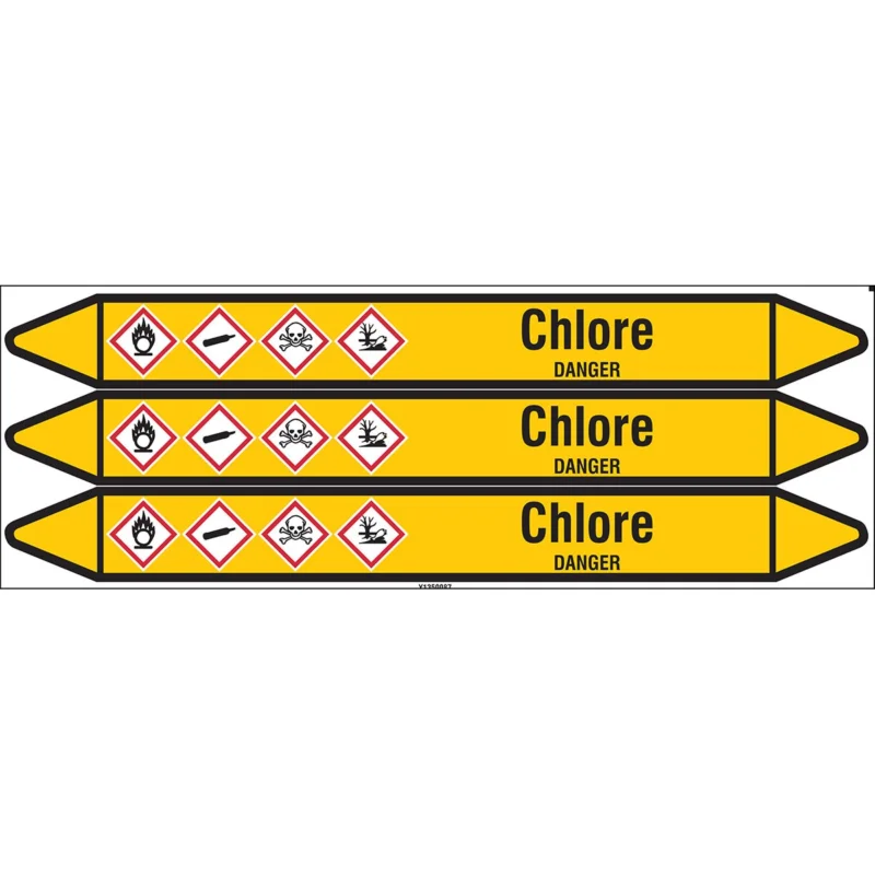 Beperkt Aanbod Leidingmarkering rol - CHLORE355X37CARD-T1-P2