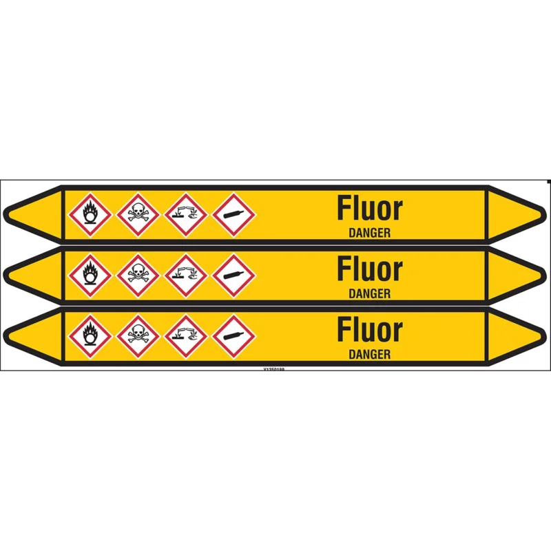 Aanbieding Leidingmarkering rol - FLUOR355X37CARD-T1-P2