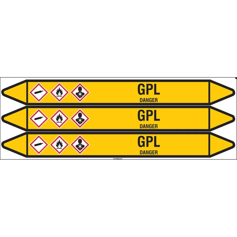 Seizoensaanbieding Leidingmarkering rol - GPL355X37CARD-T1-P2