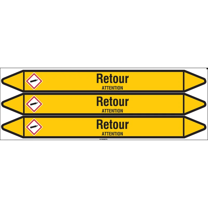 Veilige Betaling Leidingmarkering rol - RETOUR355X37CARD-T1-P2