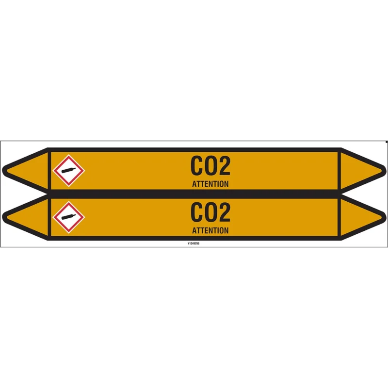 Veilige Betaling Leidingmarkering rol - CO2 450X52CARD-T1-P15