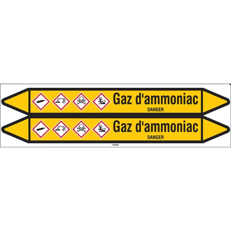 Aanbieding Leidingmarkering rol - G.D‘AMMONIAC450X52CARD-T1-P2