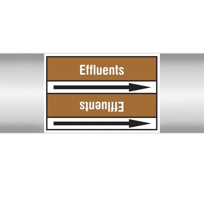 Shop Nu Leidingmarkering rol - EFFLUENTS100X33RL-T2-P18