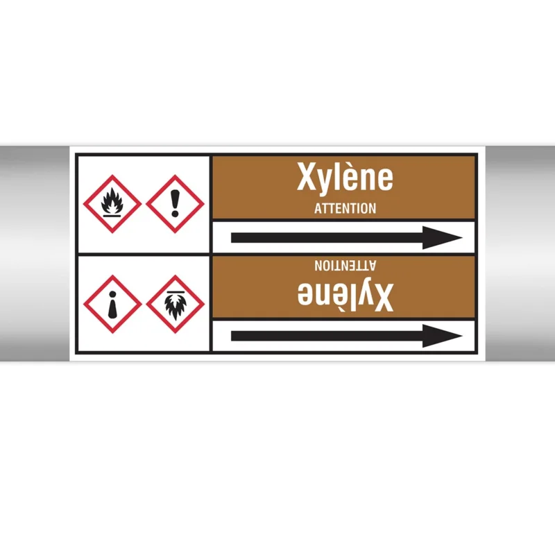 Betrouwbaar Leidingmarkering rol - XYLÈNE127X33RL-T2-P18