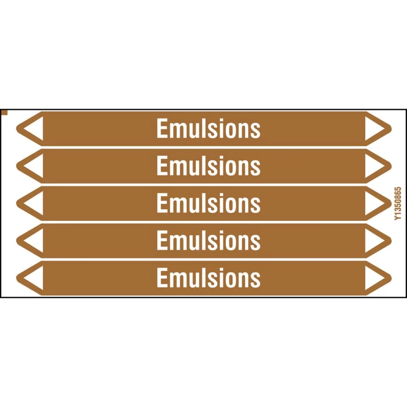 Betaalbaar Leidingmarkering rol - EMULSIONS150X12CARD-T1-P18