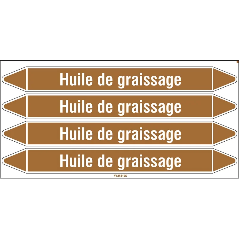 Speciale Aanbieding Leidingmarkering rol - H.DEGRAISS.250X26CARD-T1-P18