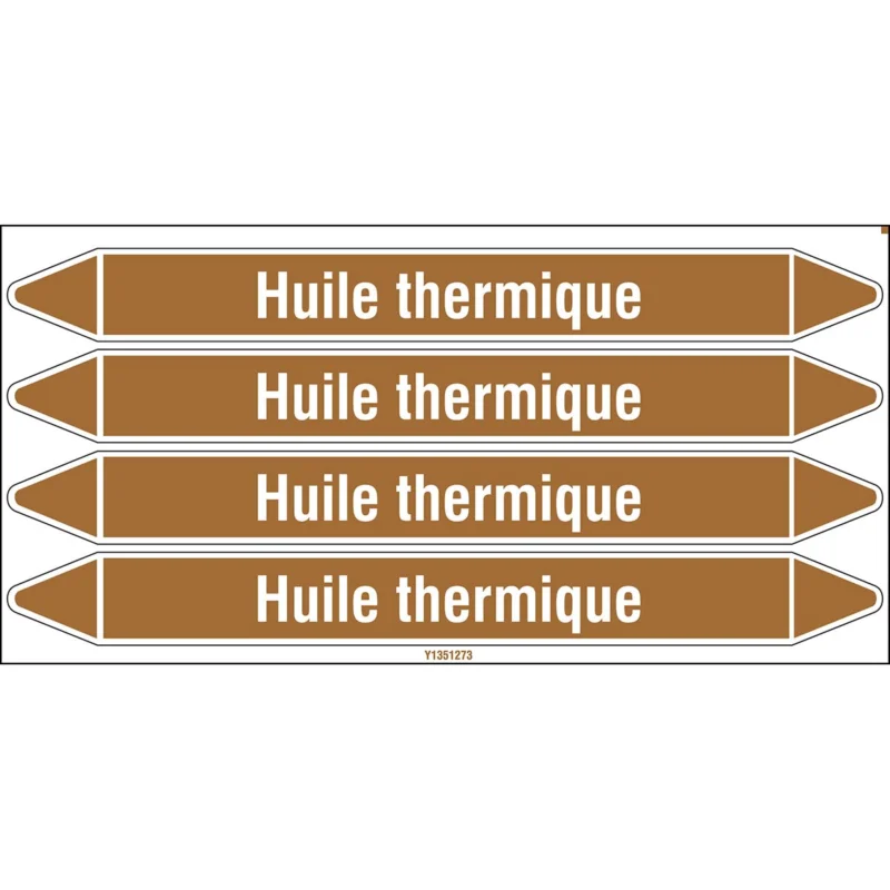 Speciale Aanbieding Leidingmarkering rol - H.THERMIQUE250X26CARD-T1-P18