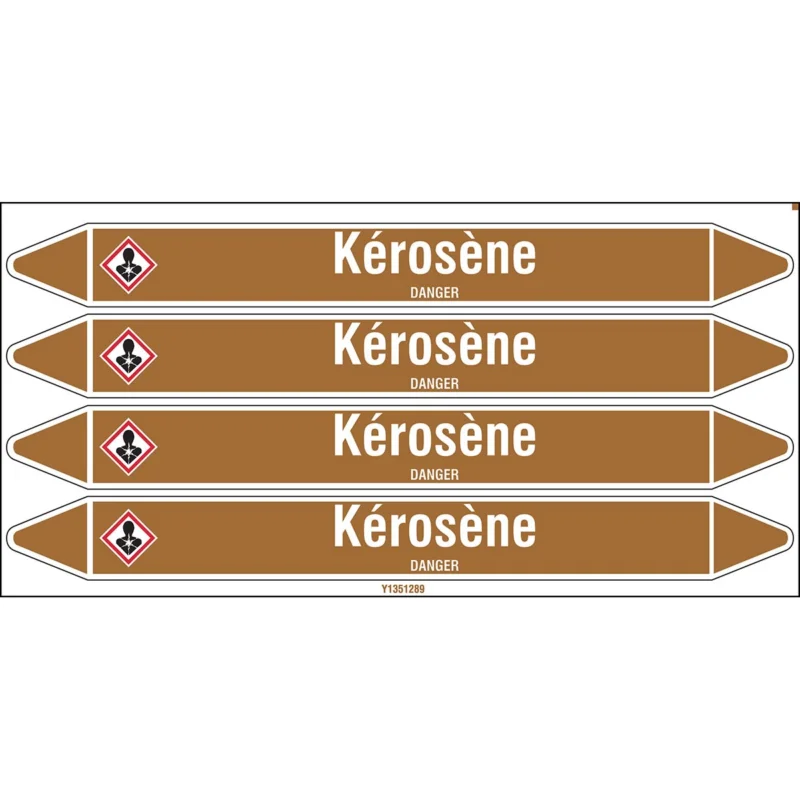 Veilige Betaling Leidingmarkering rol - KÉROSÈNE250X26CARD-T1-P18