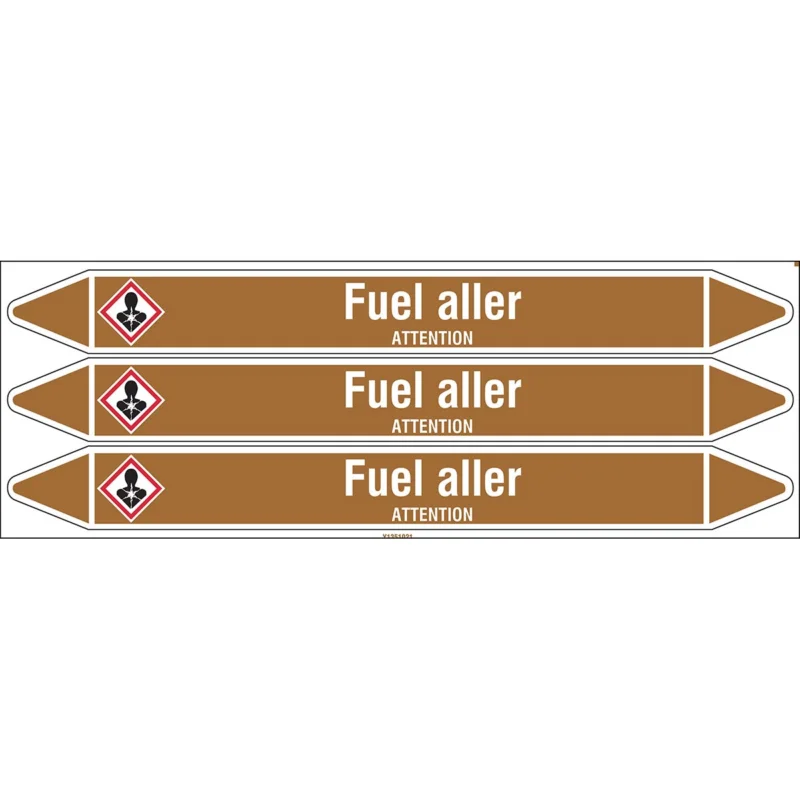 Actieprijs Leidingmarkering rol - FUELALLER355X37CARD-T1-P18