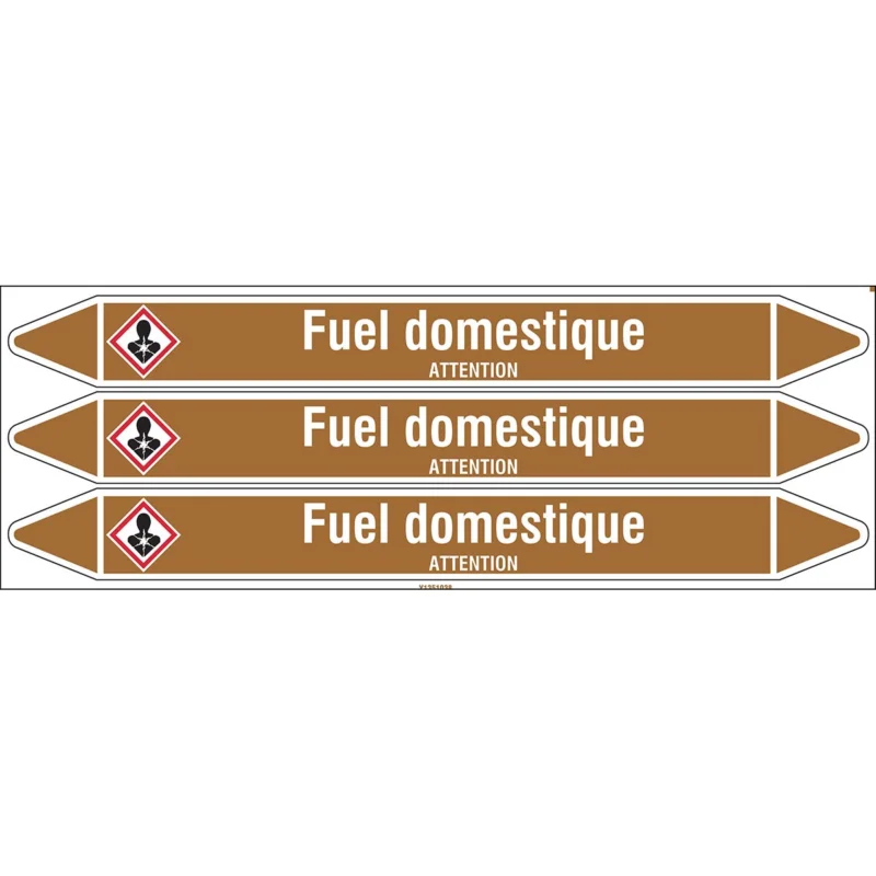 Betaalbaar Leidingmarkering rol - FUELDOM.355X37CARD-T1-P18
