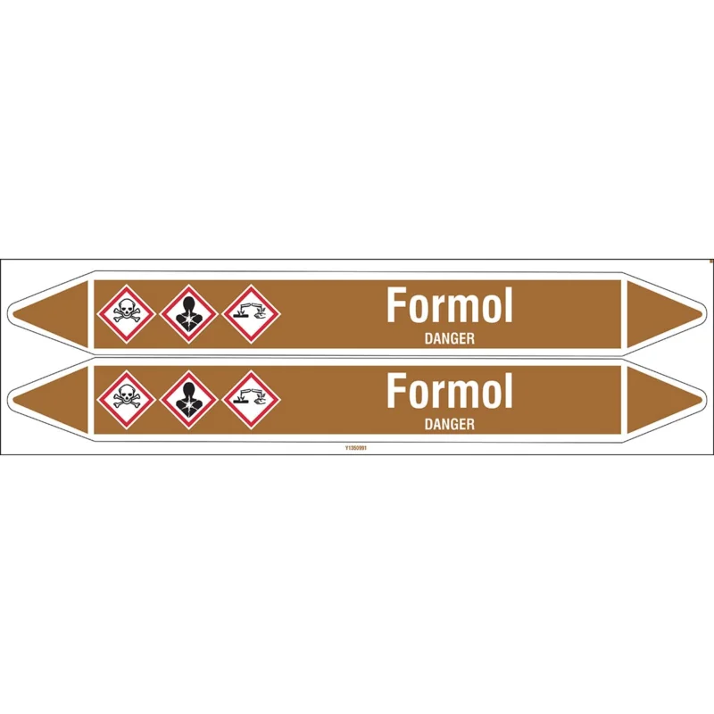 Snelle Levering Leidingmarkering rol - FORMOL450X52CARD-T1-P18