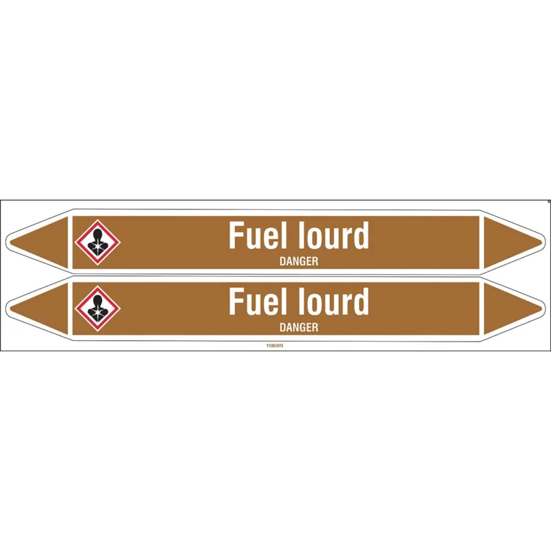 Speciale Aanbieding Leidingmarkering rol - FUELLOURD450X52CARD-T1-P18