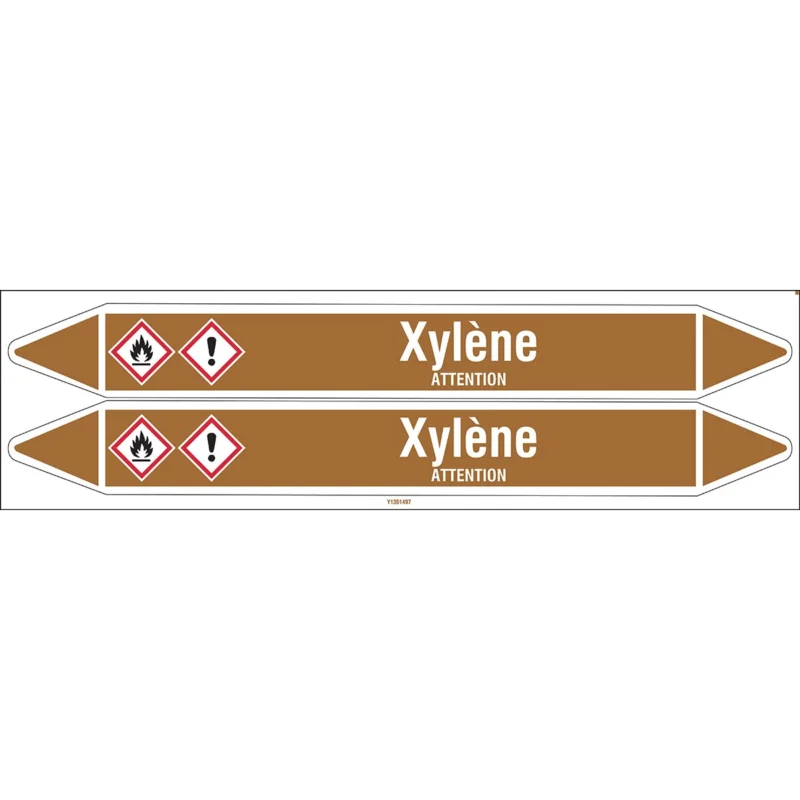 Veilige Betaling Leidingmarkering rol - XYLÈNE450X52CARD-T1-P18