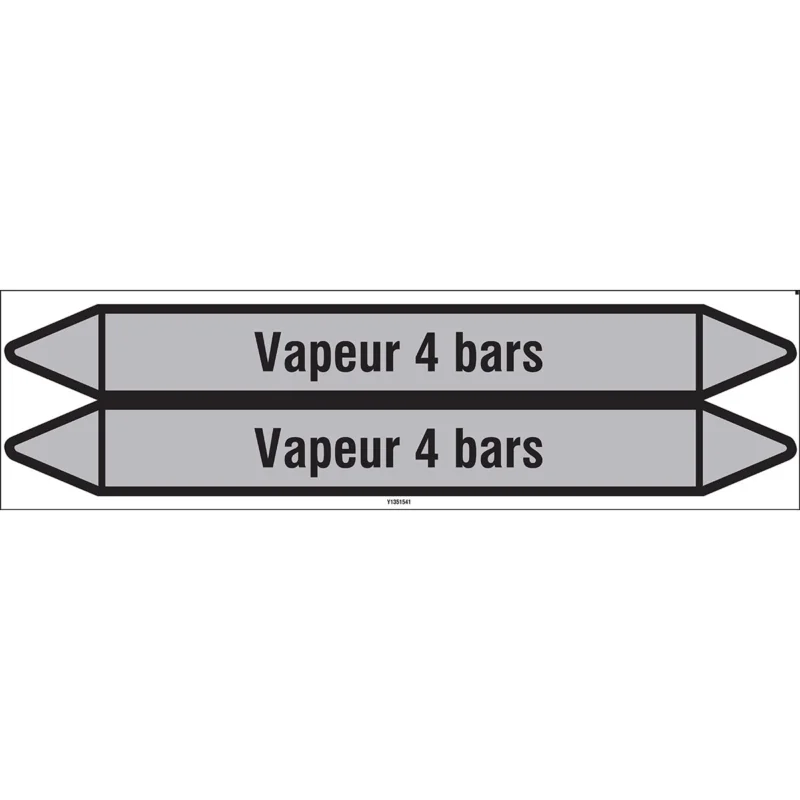 Premium Leidingmarkering rol - VAPEUR4BARS450X52CARD-T1-P14