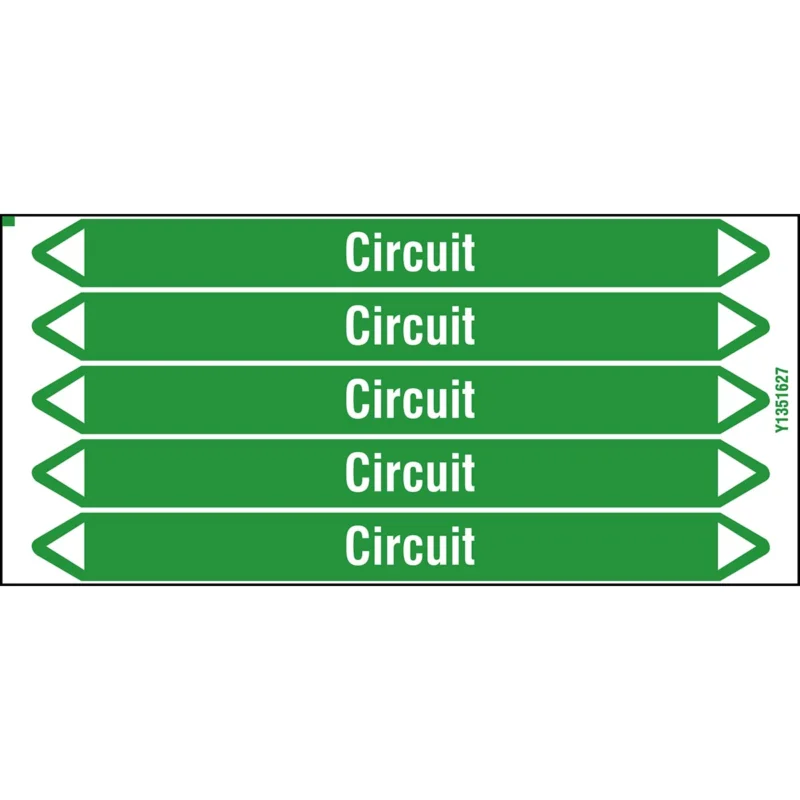 Beperkte Voorraad Leidingmarkering rol - CIRCUIT150X12CARD-T1-P16