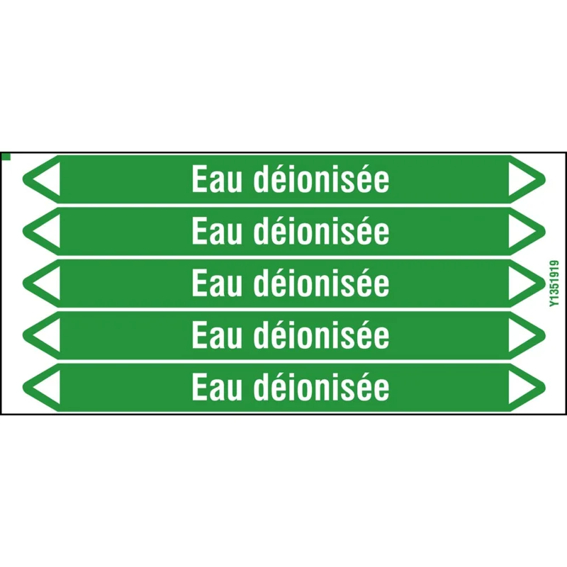 Populair Leidingmarkering rol - EAUDÉIONISÉE150X12CARD-T1-P16