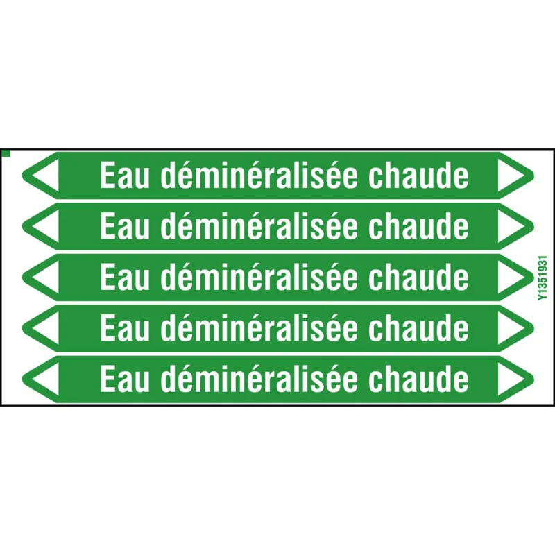 Actieprijs Leidingmarkering rol - EAUDÉMIN.CH.150X12CARD-T1-P16