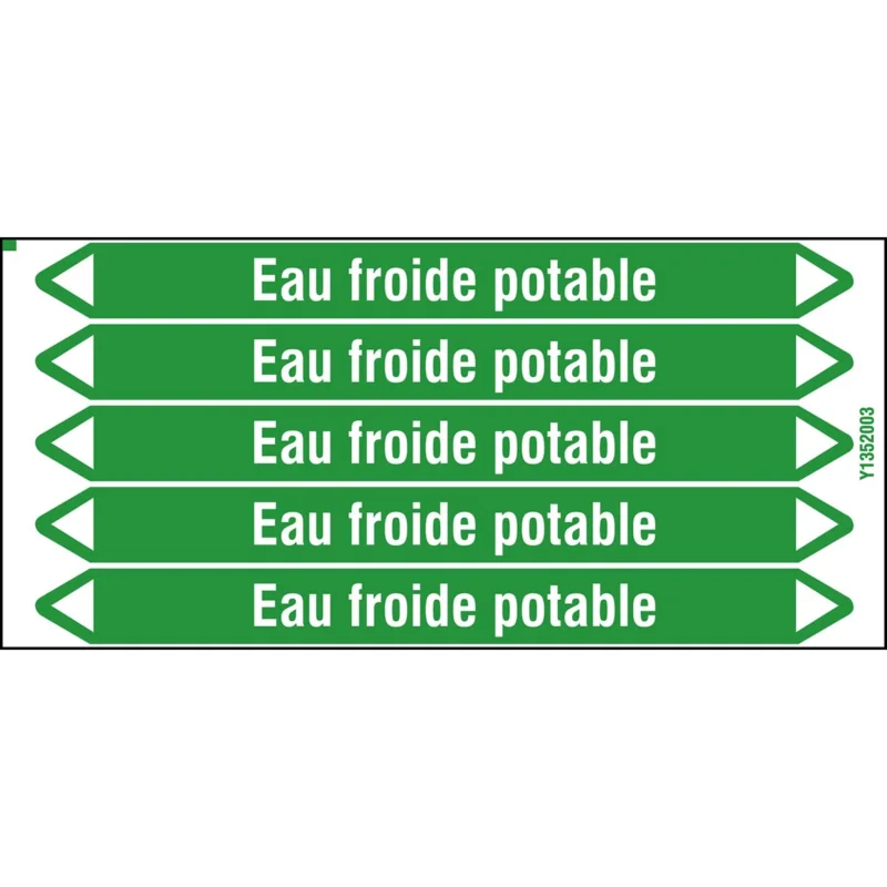 Speciale Aanbieding Leidingmarkering rol - EAUFR.POT.150X12CARD-T1-P16