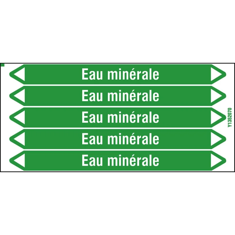Betrouwbaar Leidingmarkering rol - EAUMINÉRALE150X12CARD-T1-P16