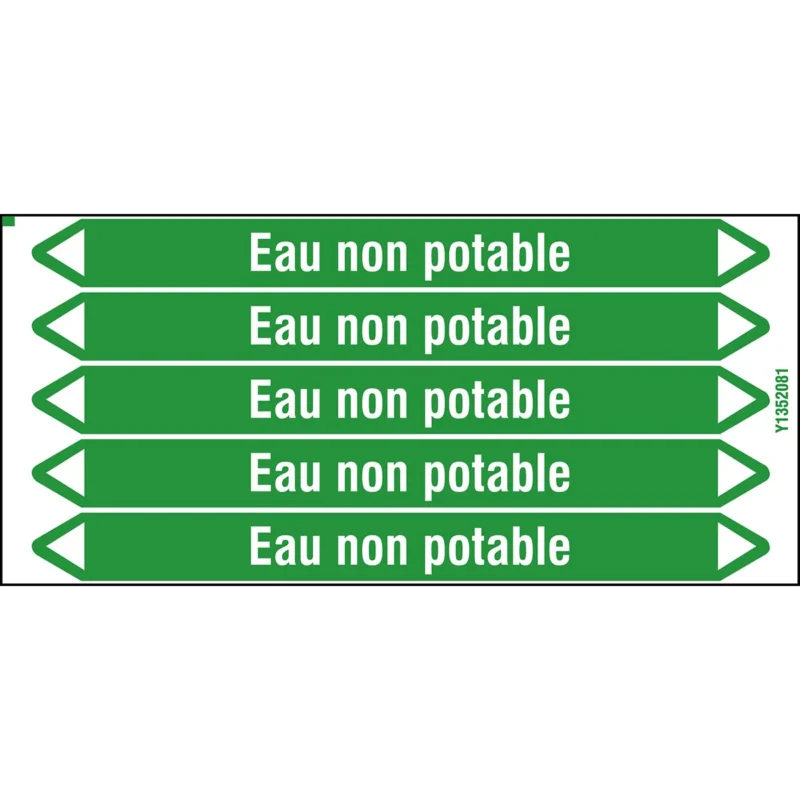 Premium Leidingmarkering rol - EAUNONPOT.150X12CARD-T1-P16