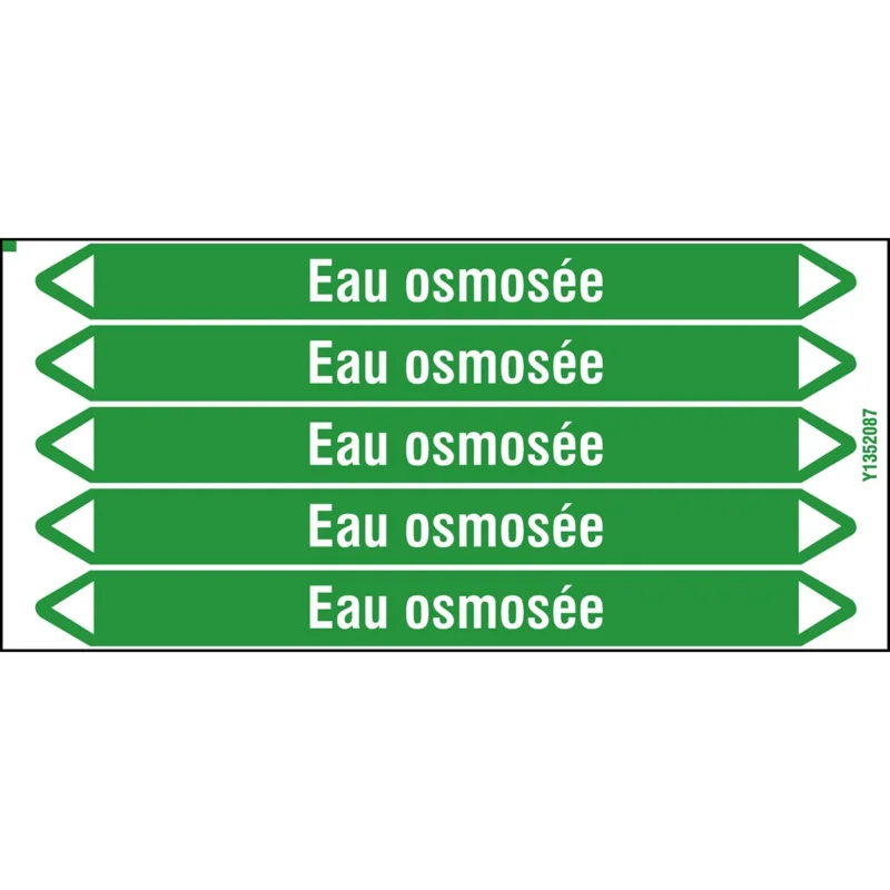 Beperkt Aanbod Leidingmarkering rol - EAUOSMOSÉE150X12CARD-T1-P16