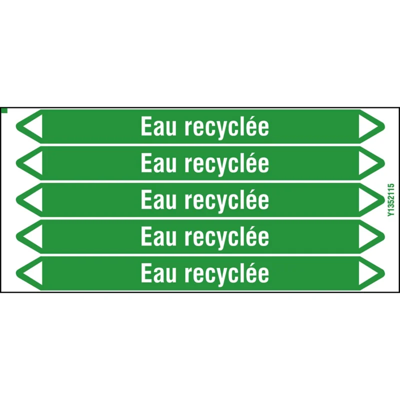 Beste Prijs Leidingmarkering rol - EAURECYCLÉE150X12CARD-T1-P16