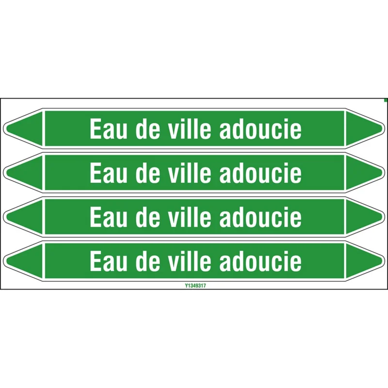 Snelle Levering Leidingmarkering rol - EAU DE VILLE ADOUCIE 250X26CARD-T1-P16