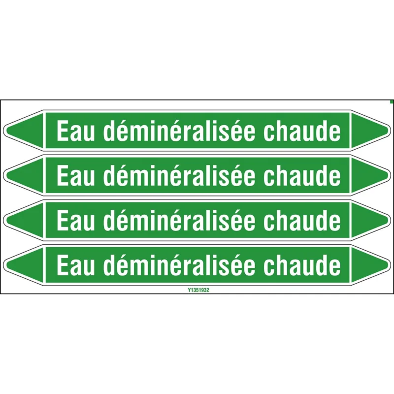 Snelle Levering Leidingmarkering rol - EAUDÉMIN.CH.250X26CARD-T1-P16