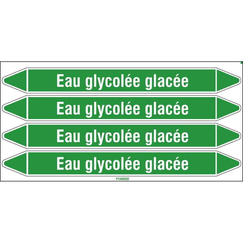 Actieprijs Leidingmarkering rol - EAU GLYCOLÉE GLACÉE 250X26CARD-T1-P16