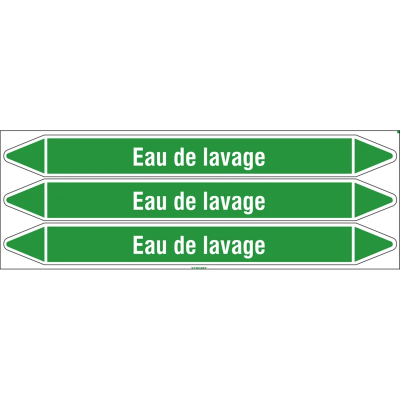Rechtstreeks Van De Fabrikant Leidingmarkering rol - EAUDELAVAGE355X37CARD-T1-P16