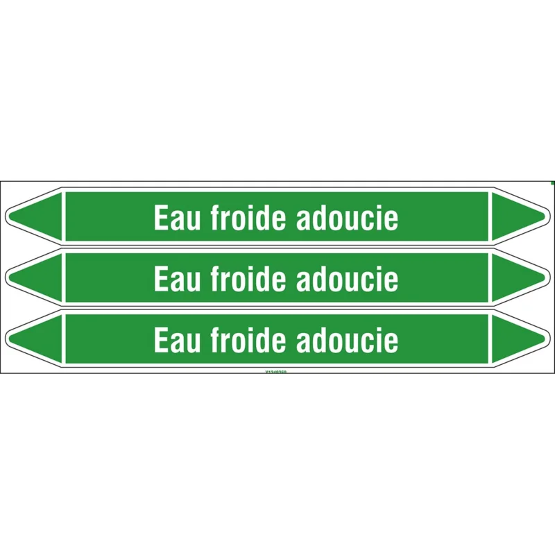 Speciale Aanbieding Leidingmarkering rol - EAU FROIDE ADOUCIE 355X37CARD-T1-P16