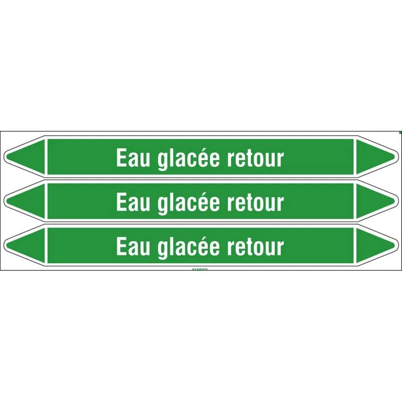 Beperkte Voorraad Leidingmarkering rol - EAU GLACÉE RETOUR 355X37CARD-T1-P16
