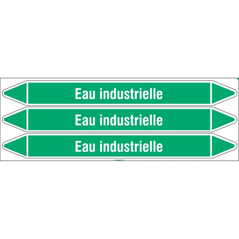 Seizoensaanbieding Leidingmarkering rol - EAU INDUSTRIELLE 355X37CARD-T1-P16