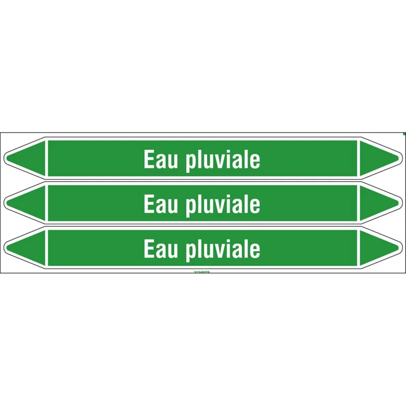 Rechtstreeks Van De Fabrikant Leidingmarkering rol - EAU PLUVIALE 355X37CARD-T1-P16