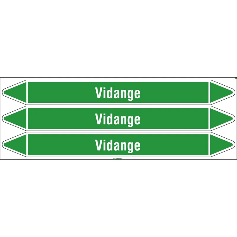 Bestel Nu Leidingmarkering rol - VIDANGE 355X37CARD-T1-P16