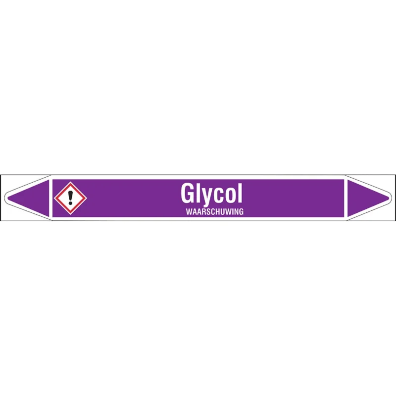 Betrouwbaar Brady - Rolvorm - Individuele leidingmerkers op rol met geperforeerde pijlen, met pictogrammen - GLYCOL450X52RL-T1-LL-P21 - N003813 - 86003813