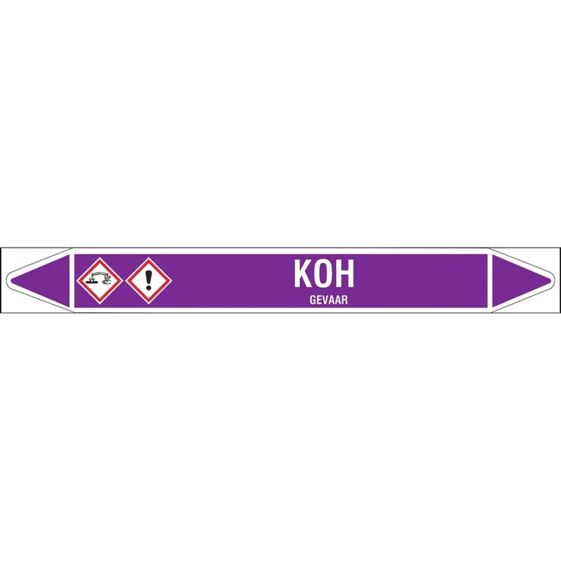 Brady - Rolvorm - Individuele leidingmerkers op rol met geperforeerde pijlen, met pictogrammen - KOH450X52RL-T1-LL-P21 - N003866 - 86003866 Rechtstreeks Van De Fabrikant