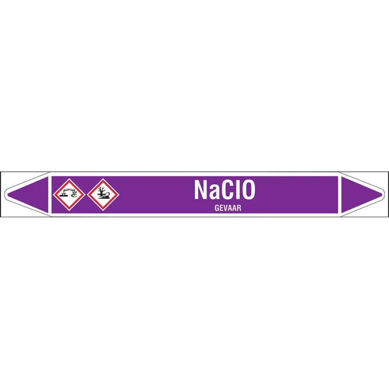 Brady - Rolvorm - Individuele leidingmerkers op rol met geperforeerde pijlen, met pictogrammen - NACIO450X52RL-T1-LL-P21 - N003897 - 86003897 Direct Verzonden